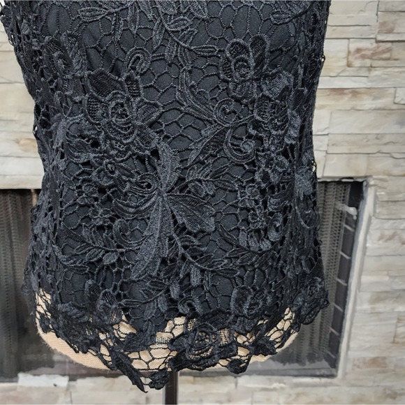 Nanette Lepore black lace‎ dressy tank top size small new!!! - Picture 6 of 6